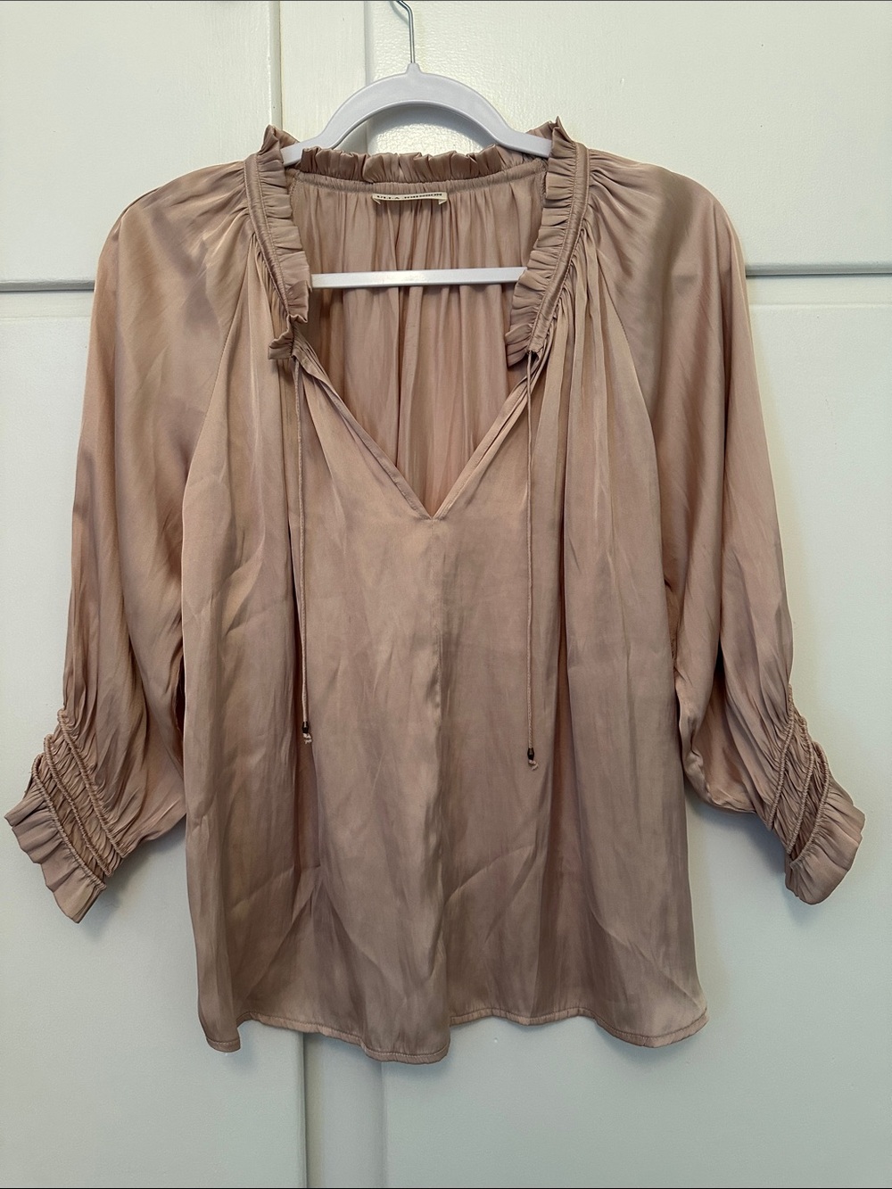 LIKE NEW Ulla Johnson Dusty Pink Long Sleeve Blouse